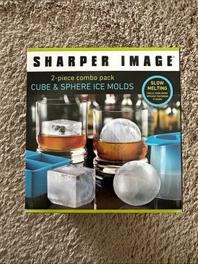 Sharper Image Ice Molds with Blue Trays